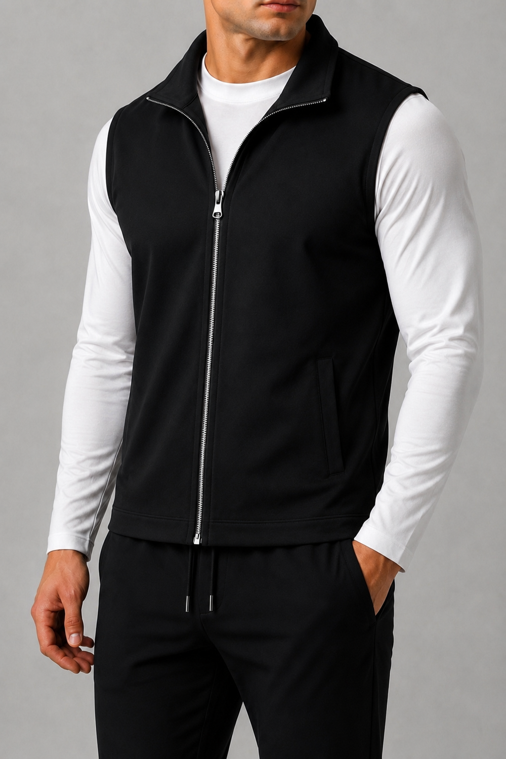 MILANO TECH GILET - OBISDIAN BLACK