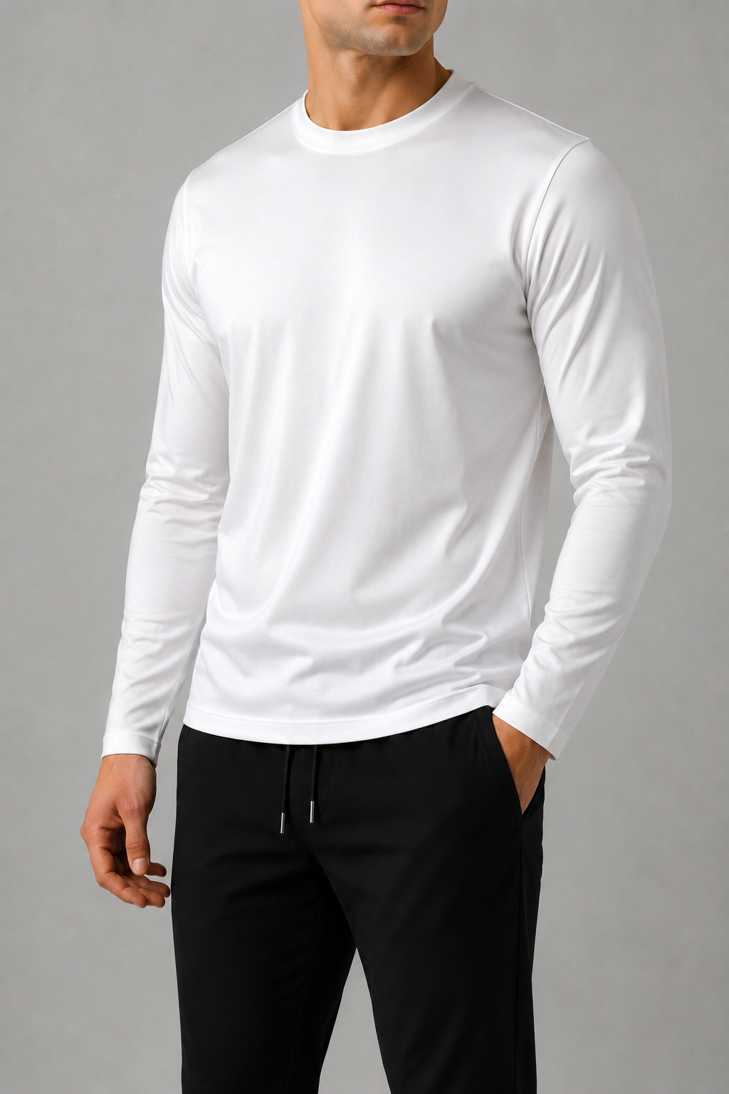 LONG SLEEVE IVORY WHITE